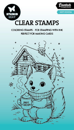 SL Clear Stamp Hot Cocoa Essentials 74x105x1mm 1 Pieces