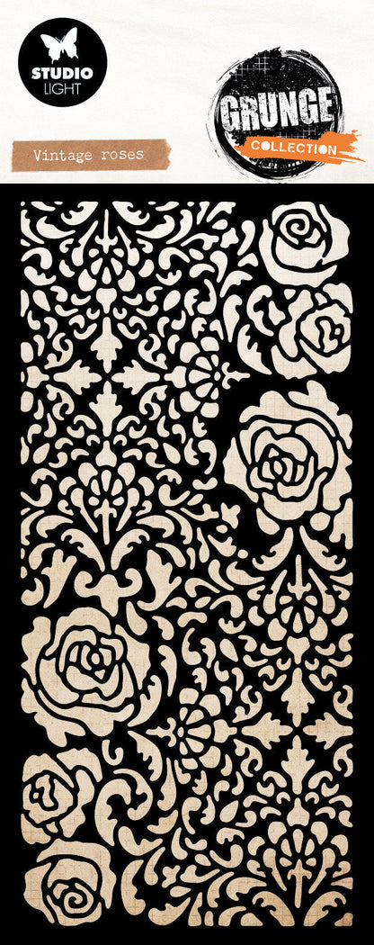 Masque SL Roses Vintage Collection Grunge 100x150x1mm 1 Pièce