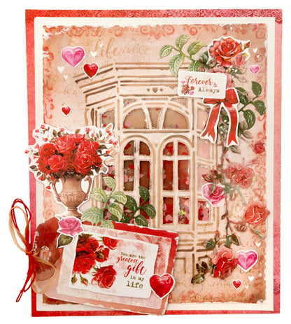 SL Design Bloc de papiers Fond L'Amour de ma Vie 36 feuilles