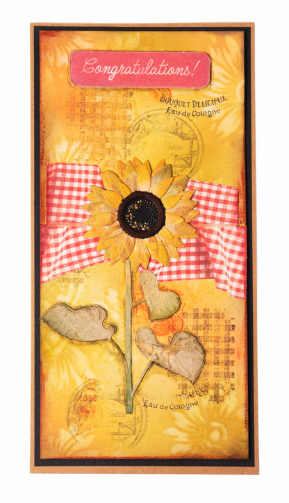 SL Matrices de découpe Tournesol multicouche Bisous de tournesol 100x143x1mm 9 PC réf.527