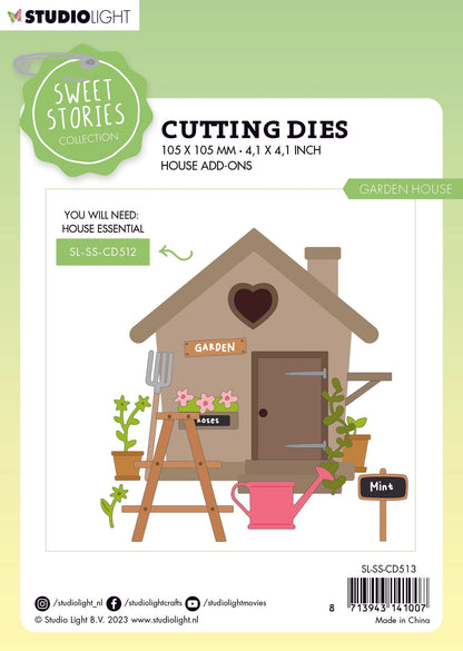 Matrice de découpe SL Garden House Add-Ons Sweet Stories 105x105x1mm 10 PC réf. 513