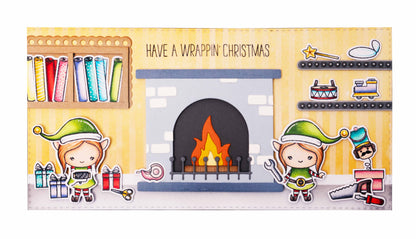 SL Stamp & Cutting Die Christmas Crew Sweet Stories 152x220x3mm 26 PC nr.67