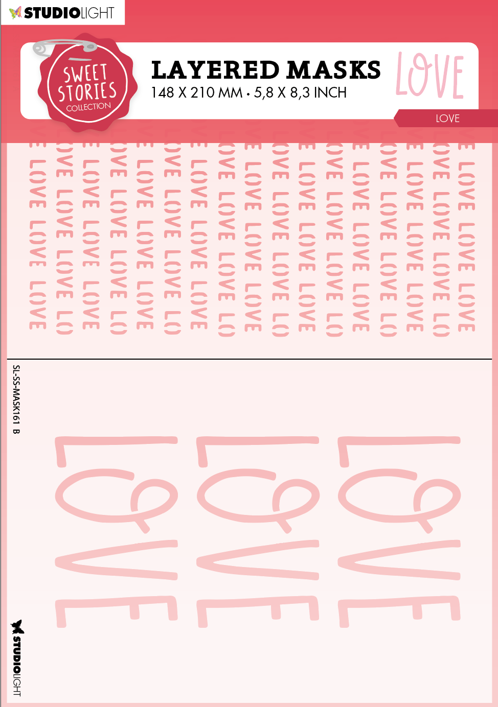 SL Masque Love Sweet Stories 150x210x1mm 1 pièce n°161