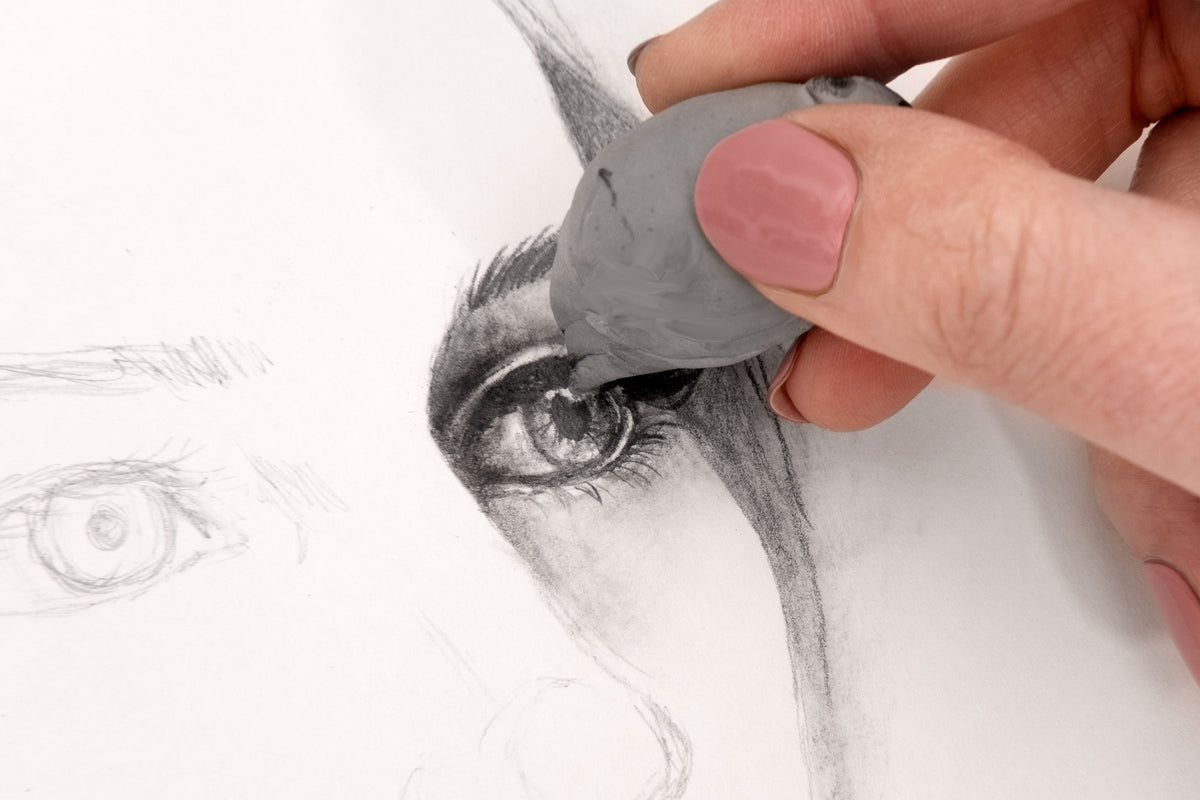 SL Outils de Dessin Gommes Malaxée et Vinyle, Taille-Crayon Essentiels 3 Pièces
