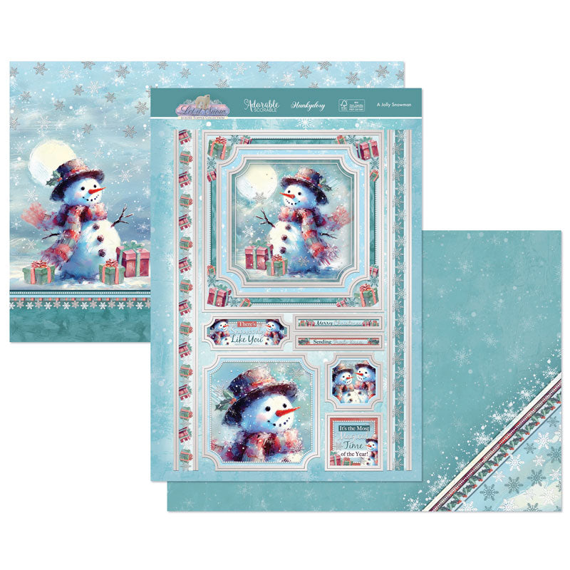 Un adorable bonhomme de neige – Kit de décoration de luxe