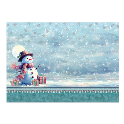 Un adorable bonhomme de neige – Kit de décoration de luxe