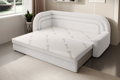 Canapé convertible Fabillo - Blanc nacré