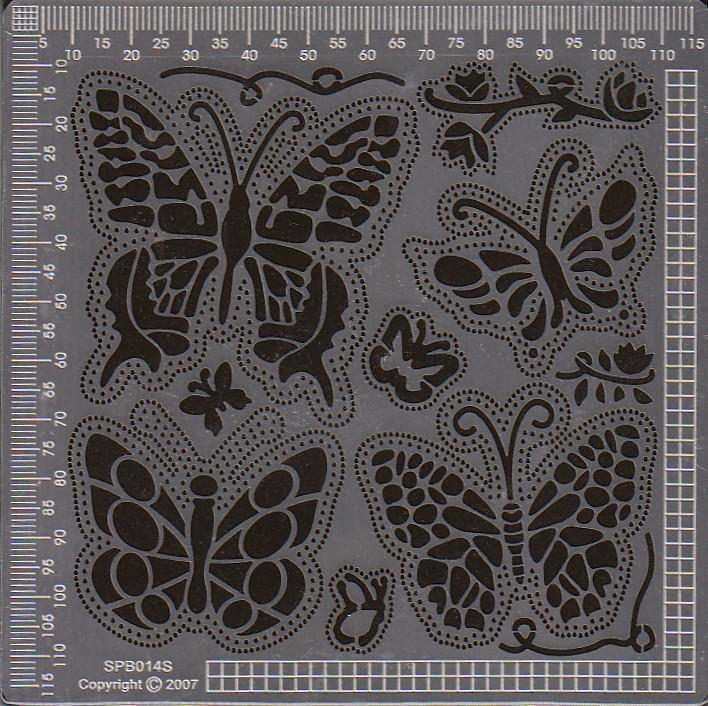 Gabarits Exclusifs Ecstasy Crafts Petits - Papillons