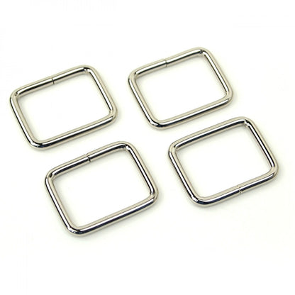 Sallie Tomato Lot de quatre anneaux rectangulaires 2,5 cm