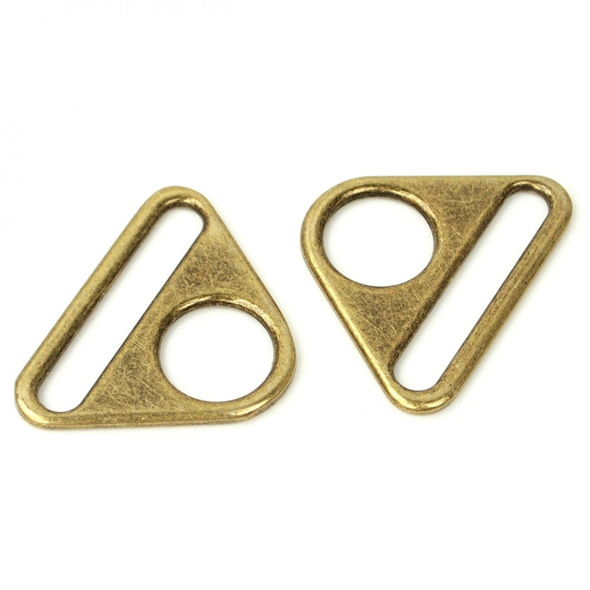 By Annie - Flat Triangle Rings 1.5" Pair (2)