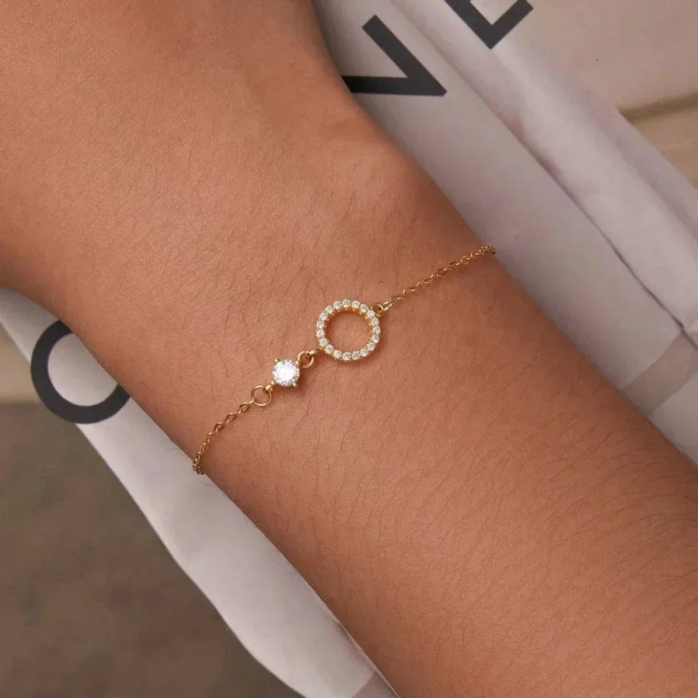 Bracelet en chaîne en argent sterling 925