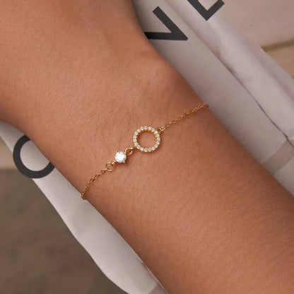 Bracelet en chaîne en argent sterling 925
