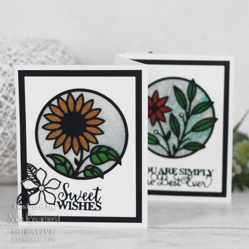 Creative Expressions Sue Wilson Cercles de Vitraux Pissenlit Matrice de Découpe