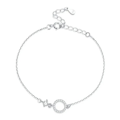 Bracelet en chaîne en argent sterling 925