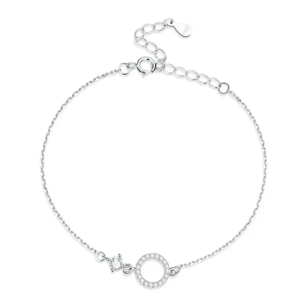 Bracelet en chaîne en argent sterling 925