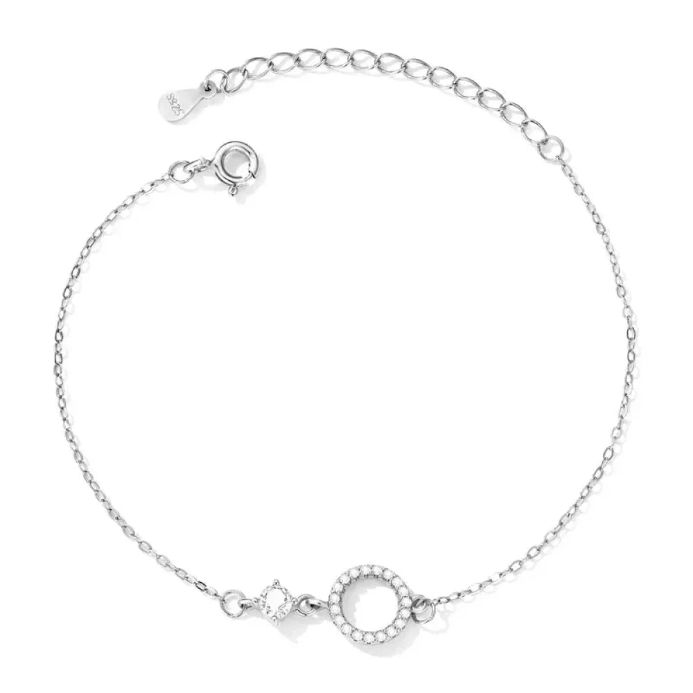 Bracelet en chaîne en argent sterling 925