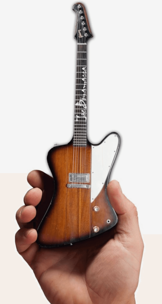 Réplique miniature de guitare de collection Joe Bonamassa Signature « Firebird 1963 »