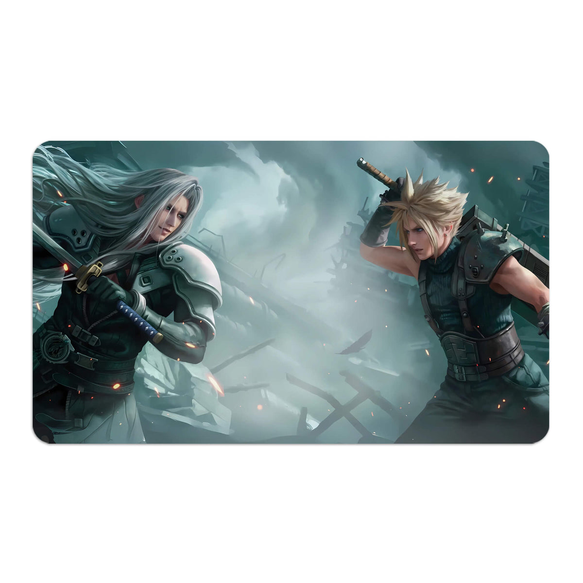 Sephiroth VS Cloud Strife Playmat