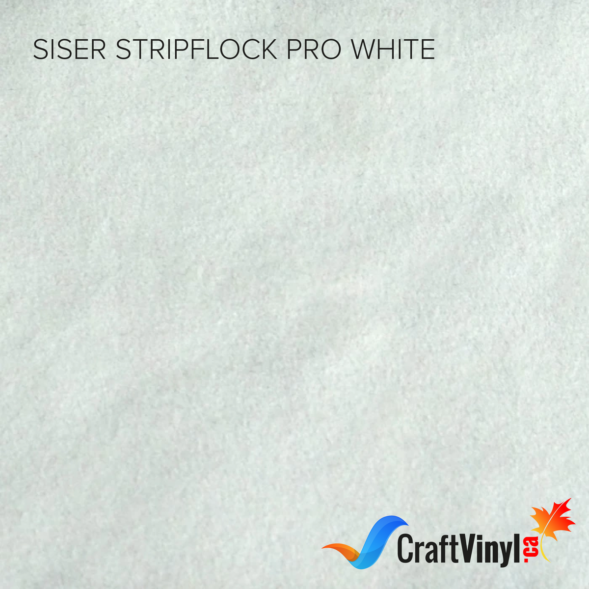 Siser White StripFlock Pro Heat Transfer Vinyl ( discontinued by Siser, will replace by new product)