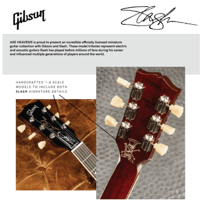 Guitare acoustique miniature Slash Gibson J-45 Vermillion Burst