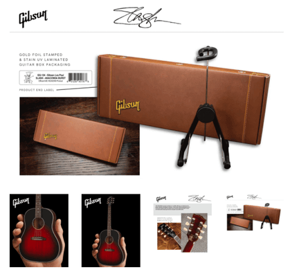 Guitare acoustique miniature Slash Gibson J-45 Vermillion Burst