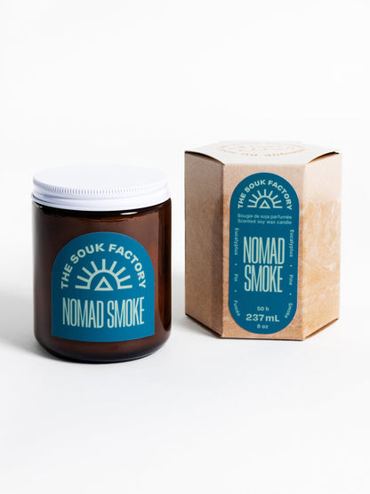 Bougie Nomad Smoke - Pin, eucalyptus & fumée