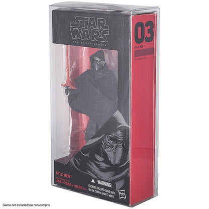 Star Wars The Black Series 6" ROUGE Le Réveil de la Force (Boîte Noire) - Protections EVORETRO PET - Lot de 10
