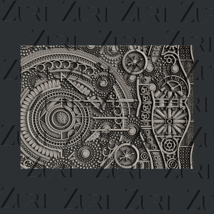 Plaque de Texture Steampunk Zuri Designs