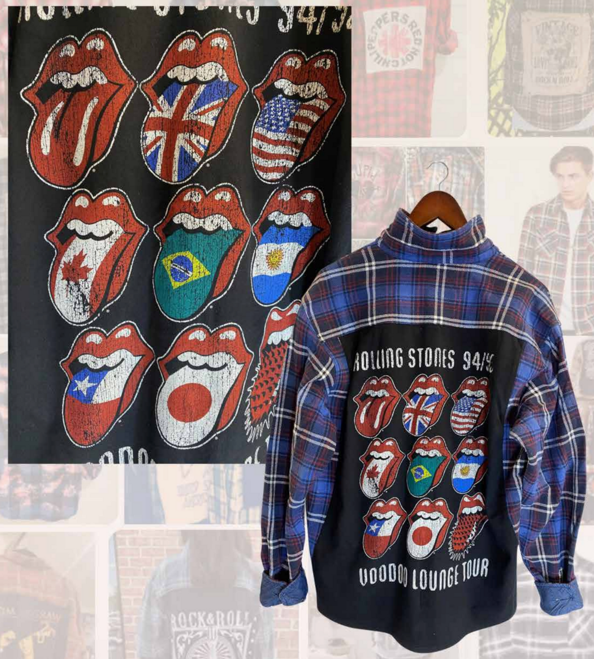 Rolling Stones Voodoo Flannel Shirt