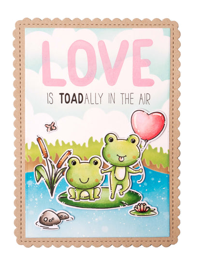 SL Tampon & matrice de découpe Toadally In Love Sweet Stories 154x213x1mm 62 pièces n°52
