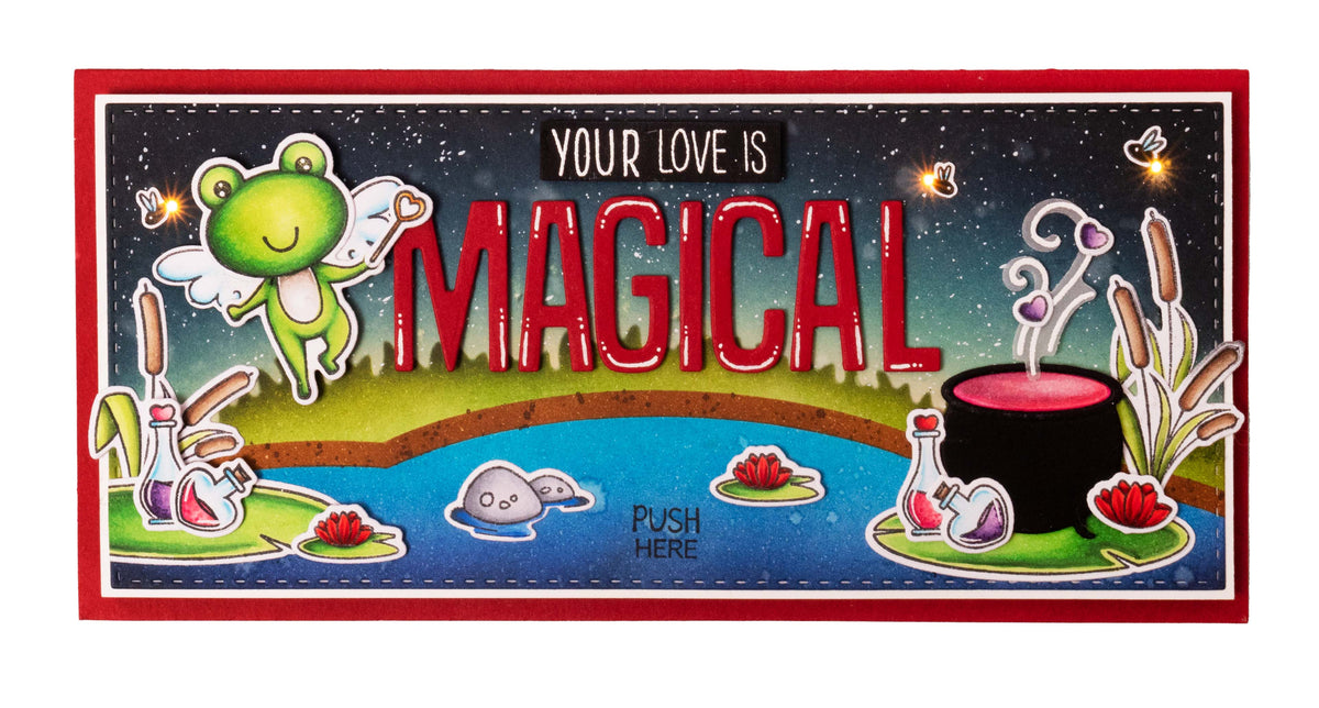 SL Tampon & matrice de découpe Toadally In Love Sweet Stories 154x213x1mm 62 pièces n°52