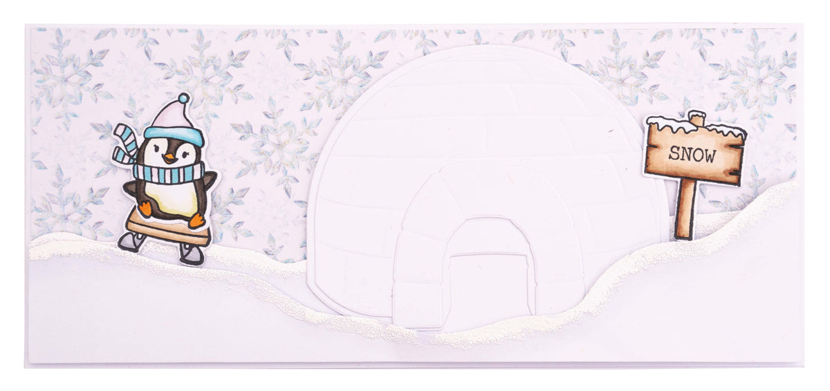 SS Tampon & Matrice de découpe Pingouin Sweet Stories 160x270x1mm 1 PC nr.18