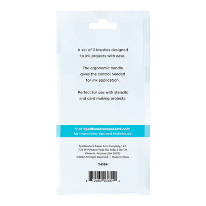 Blending Brushes (3 Pack) from Card Shoppe Collection by Spellbinders