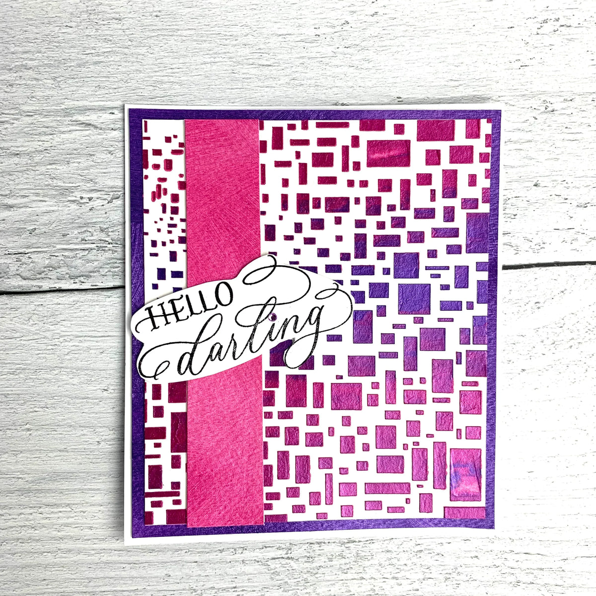 Gabarit Le Crafters Workshop 6x6 Cubiste