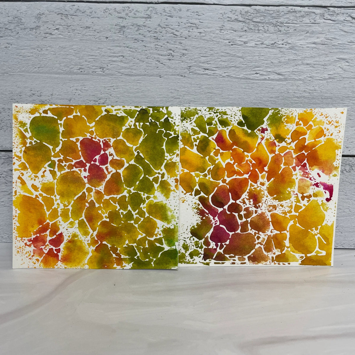 The Crafters Workshop Pochoir 6x6 Matière Organique