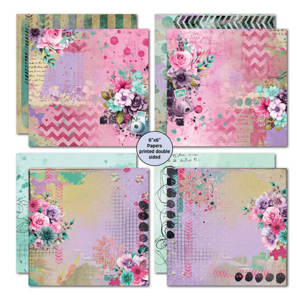 Pack de papier 3Quarter Designs Teenage Dream 6x6