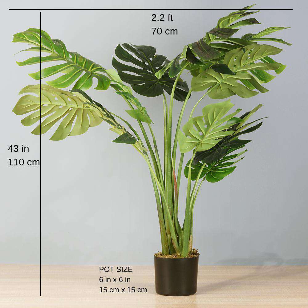 Plante Artificielle en Pot Tera Monstera