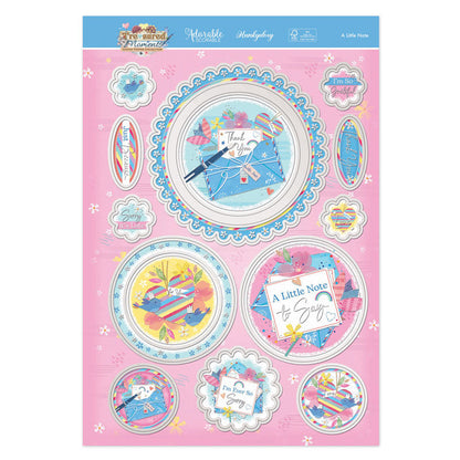 Ensemble de cartes à découper de luxe "Une petite note"