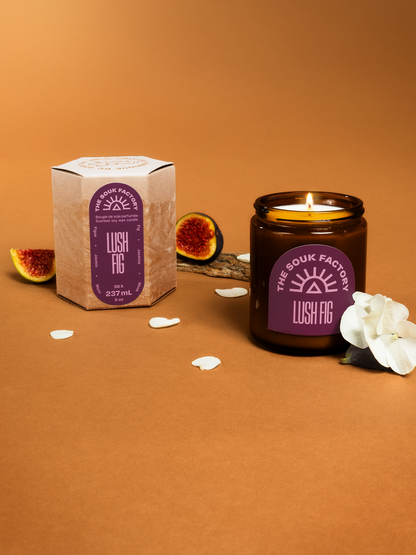 Bougie Lush Fig - Figue, jasmin & musc