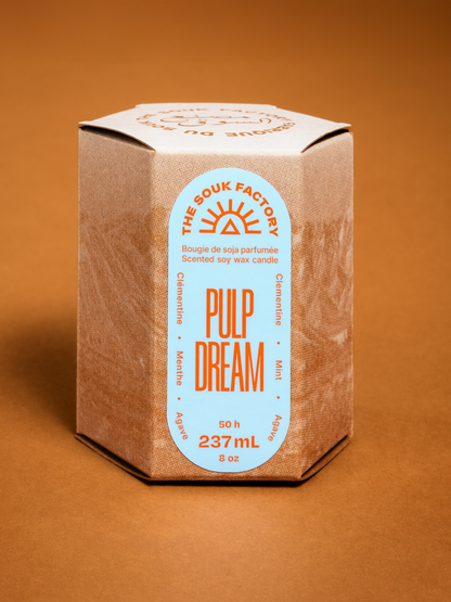 Bougie Pulp Dream - Clémentine, menthe et agave
