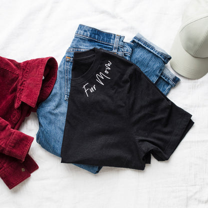 T-shirt petit ami maman de chats