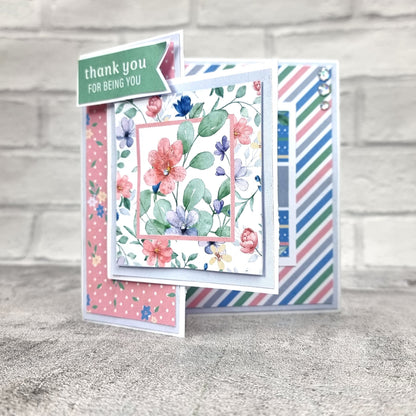 The Paper Boutique Sunny Gardens Bloc de papier 20 x 20 cm