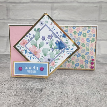 The Paper Boutique Sunny Gardens Bloc de Cartes Couleur 20,3 cm x 20,3 cm