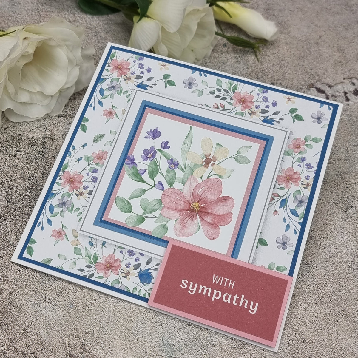 The Paper Boutique Sunny Gardens Bloc de Cartes Couleur 20,3 cm x 20,3 cm