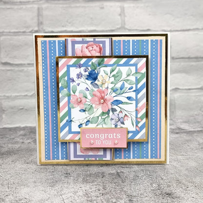 The Paper Boutique Sunny Gardens Bloc de papier 20 x 20 cm