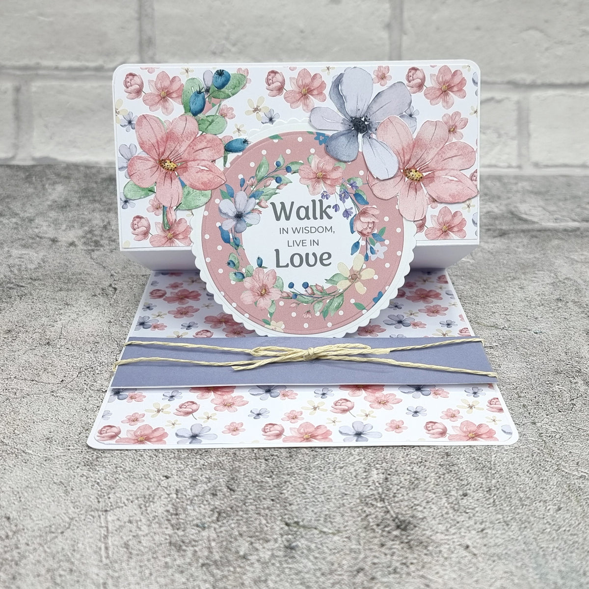 The Paper Boutique Sunny Gardens Bloc de Cartes Couleur 20,3 cm x 20,3 cm
