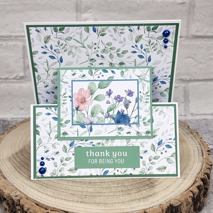 The Paper Boutique Sunny Gardens Bloc de Cartes Couleur 20,3 cm x 20,3 cm
