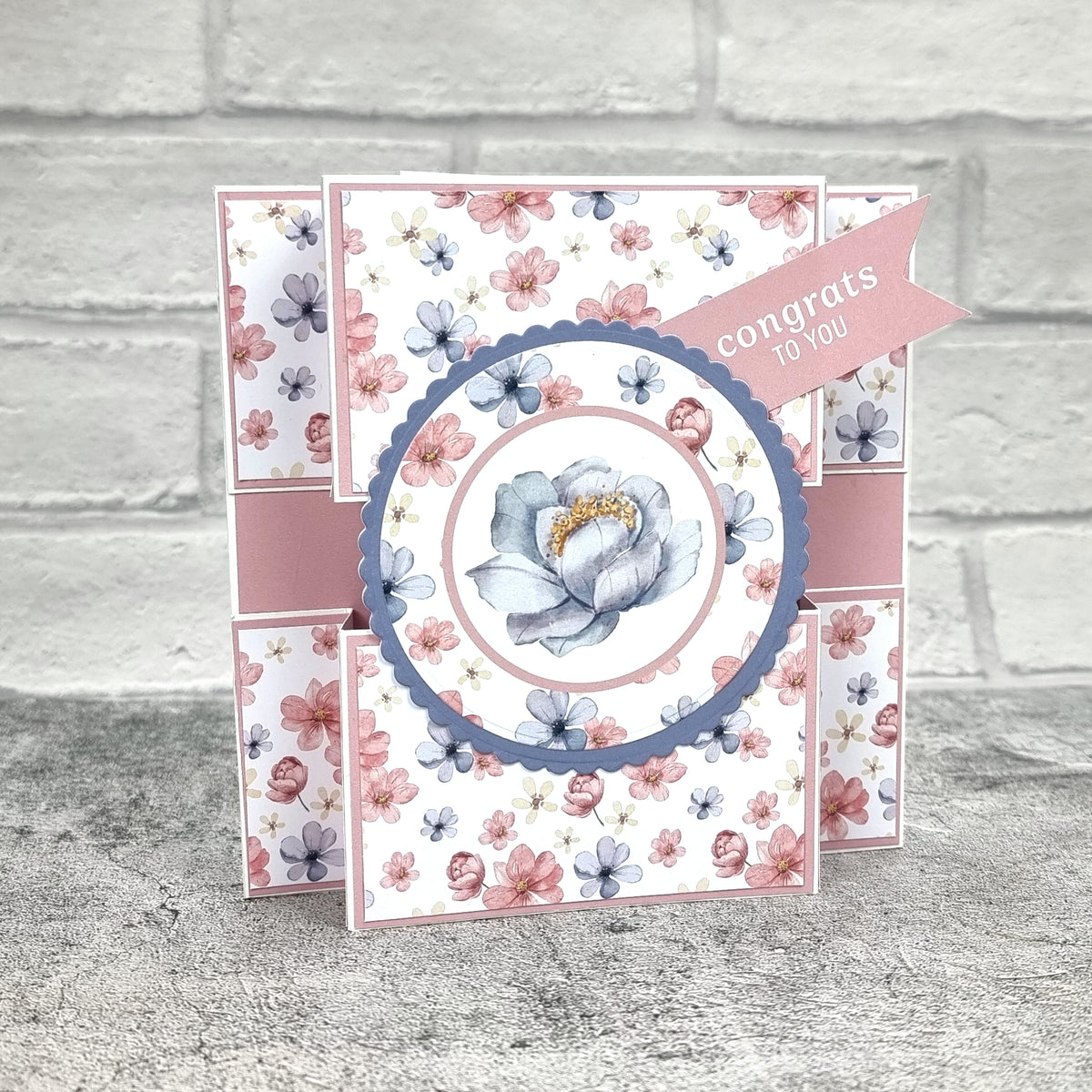 The Paper Boutique Sunny Gardens Cadres et Papiers Inserts pour 15,24 cm x 15,24 cm