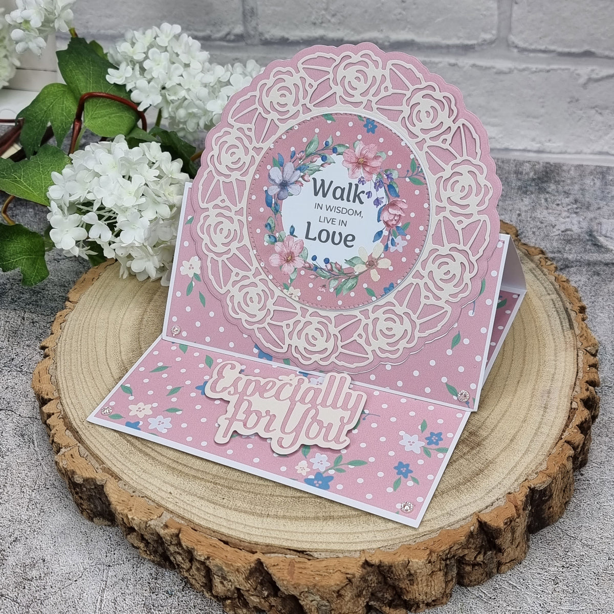 The Paper Boutique Sunny Gardens Bloc de Cartes Couleur 20,3 cm x 20,3 cm