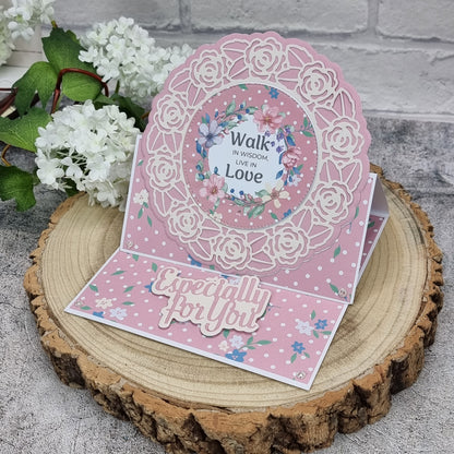 The Paper Boutique Sunny Gardens Bloc de Cartes Couleur 20,3 cm x 20,3 cm